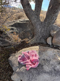 Pink Crochet Lap Blanket