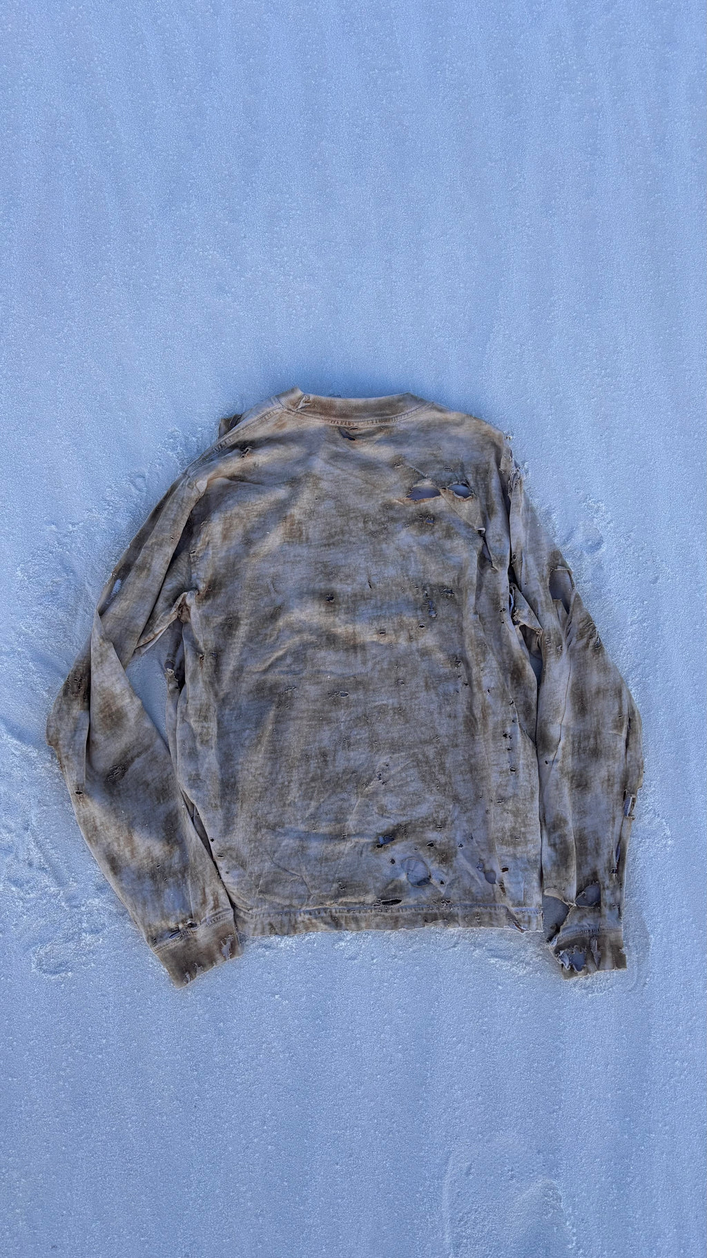 #3 Shit - LS Shredded Shirt
