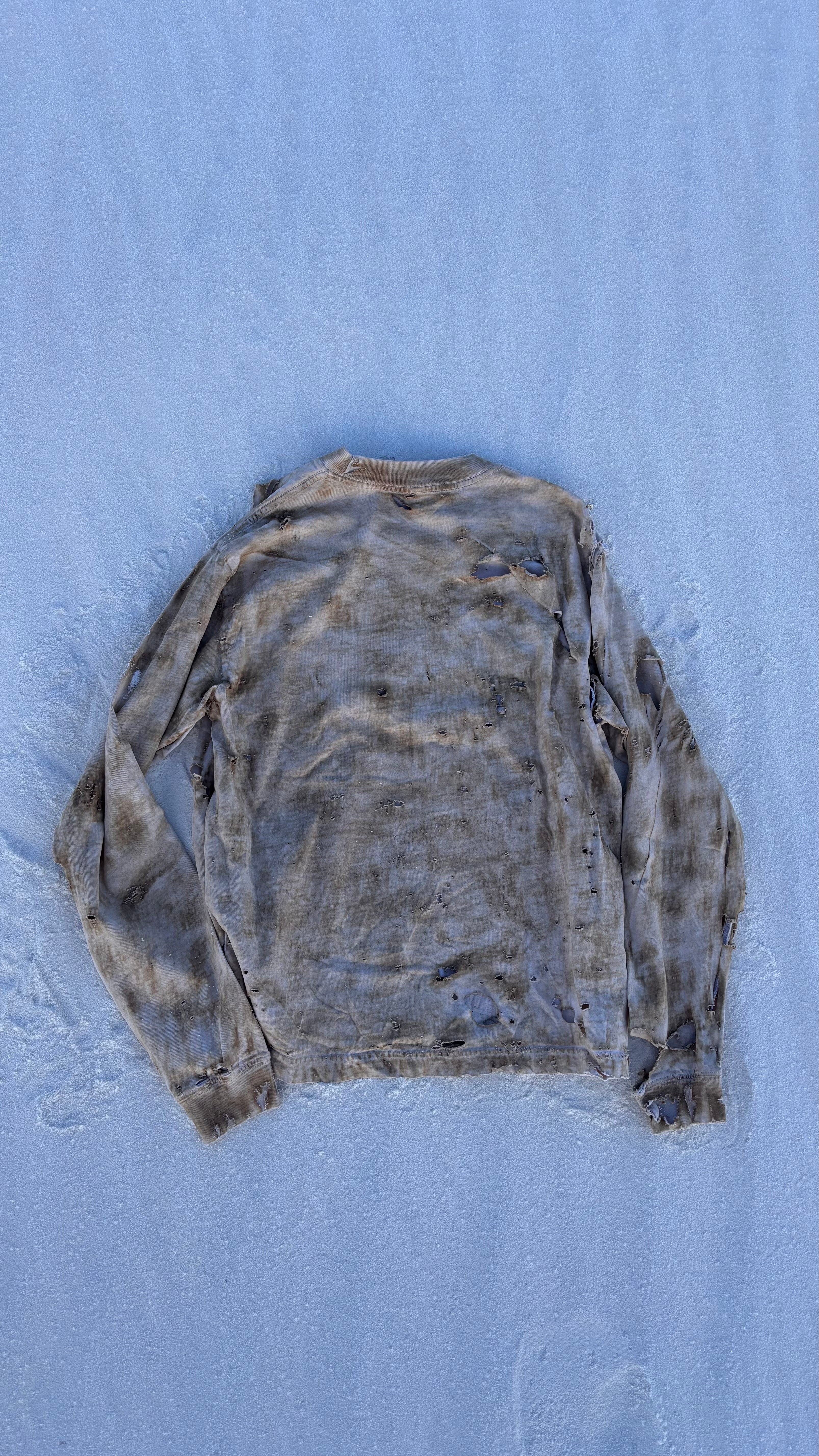 #3 Shit - LS Shredded Shirt
