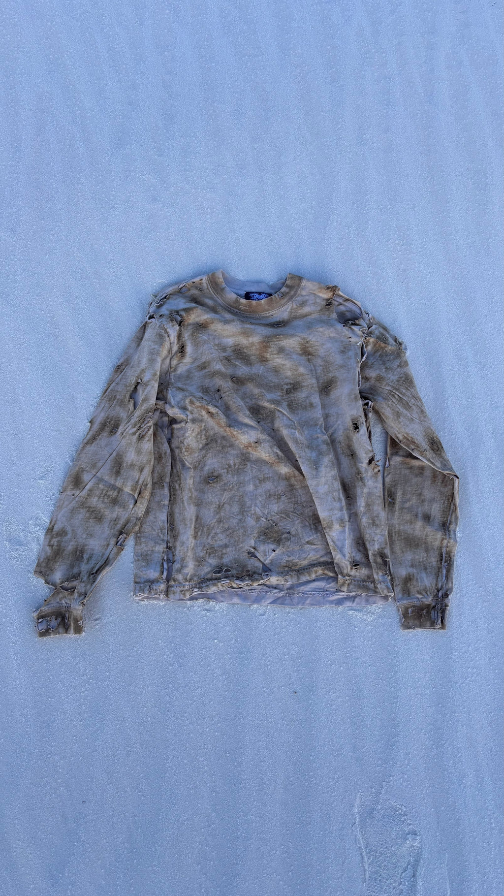 #3 Shit - LS Shredded Shirt