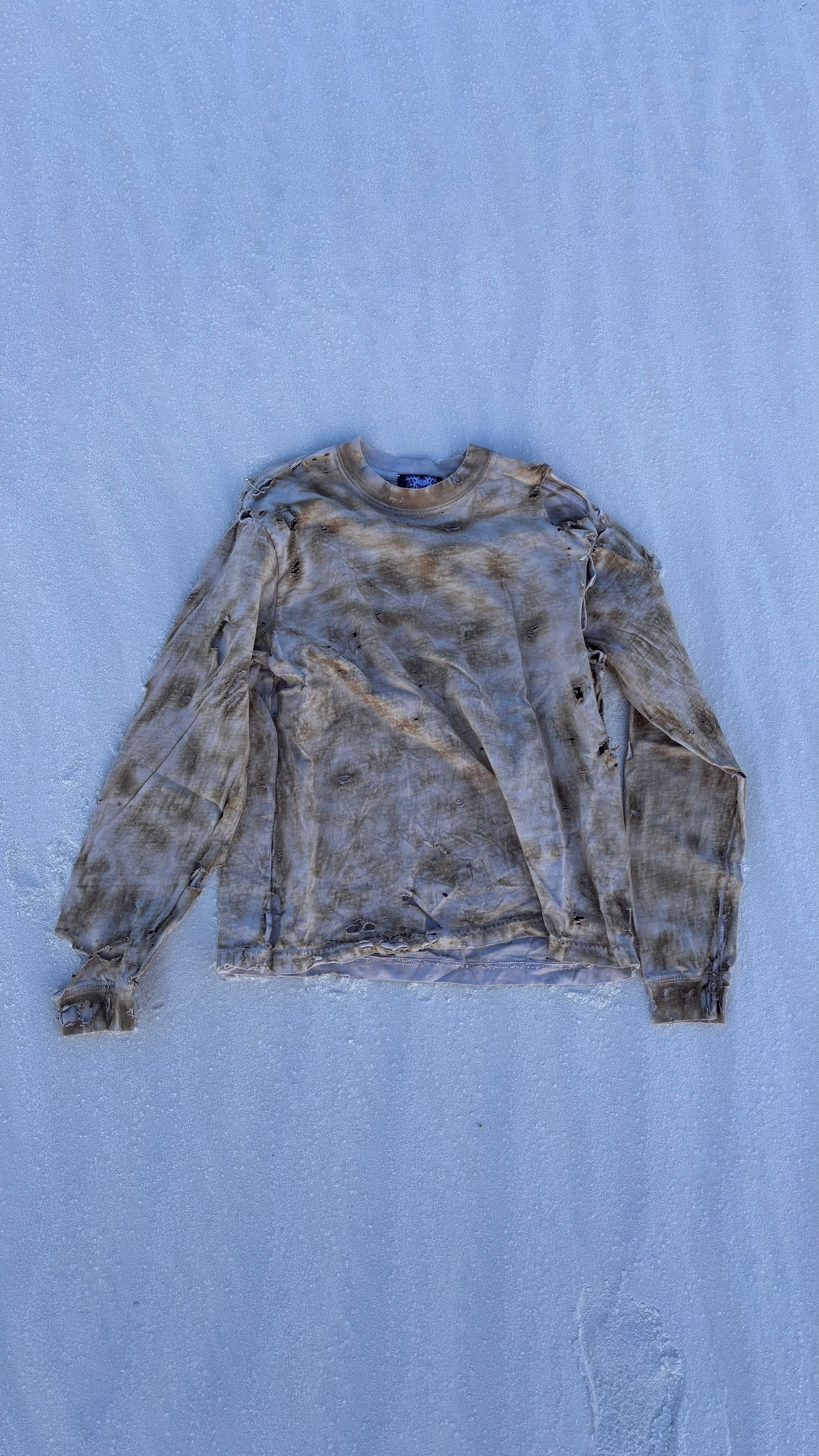 #3 Shit - LS Shredded Shirt
