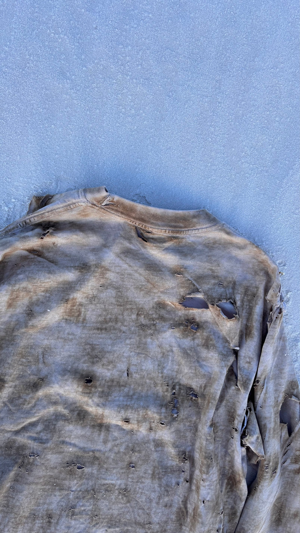 #3 Shit - LS Shredded Shirt